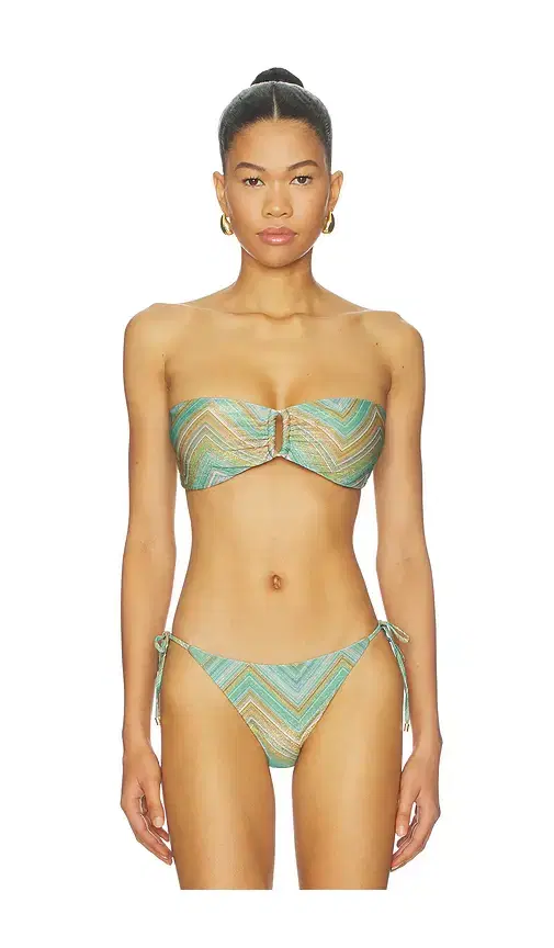 PQ Detail Bandeau Bikini Top