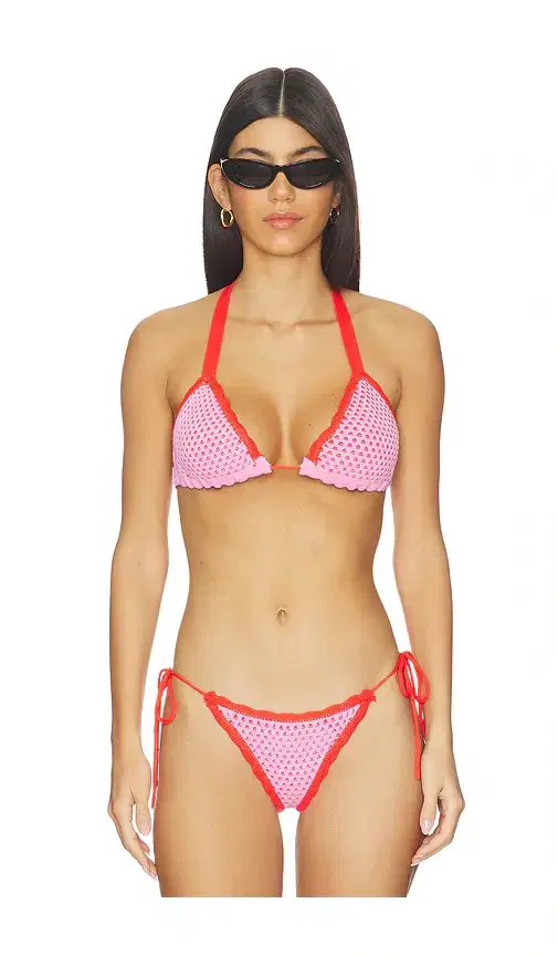 PQ Wren Crochet Triangle Bikini Top