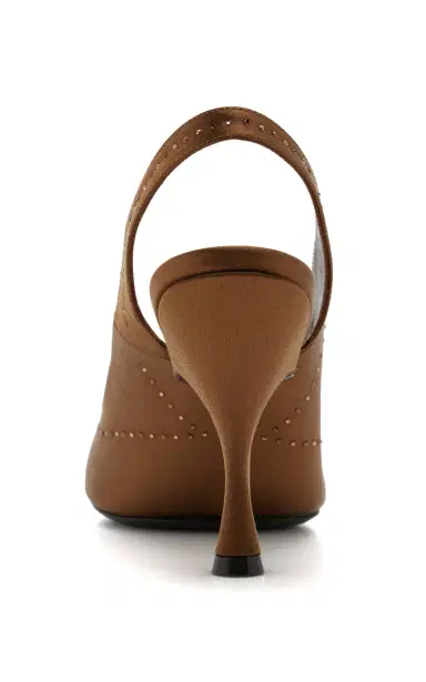Herbert Levine Star Dust Satin Pumps | Thumbnail 4 Herbert Levine Star Dust Satin Pumps | Thumbnail 4