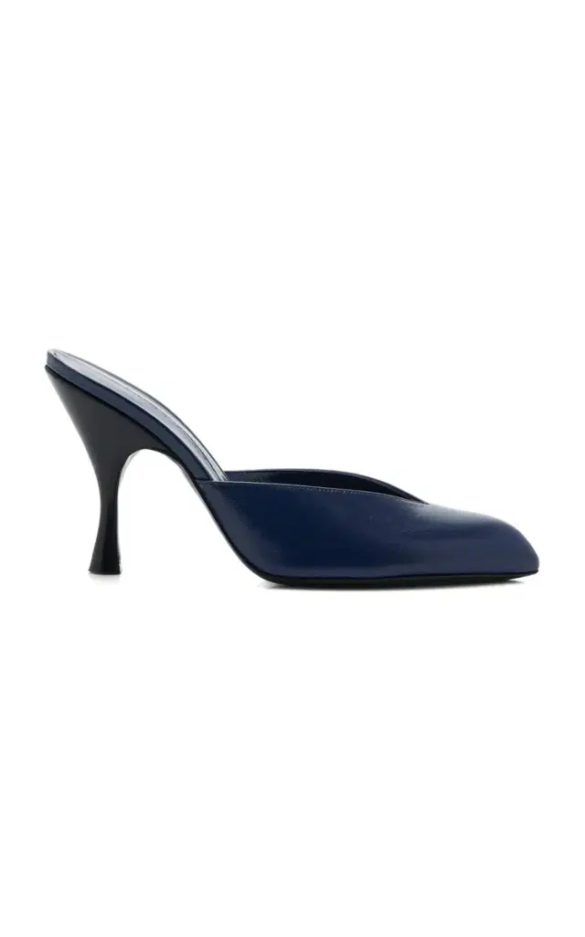 Herbert Levine Sitting Pretty Leather Mules