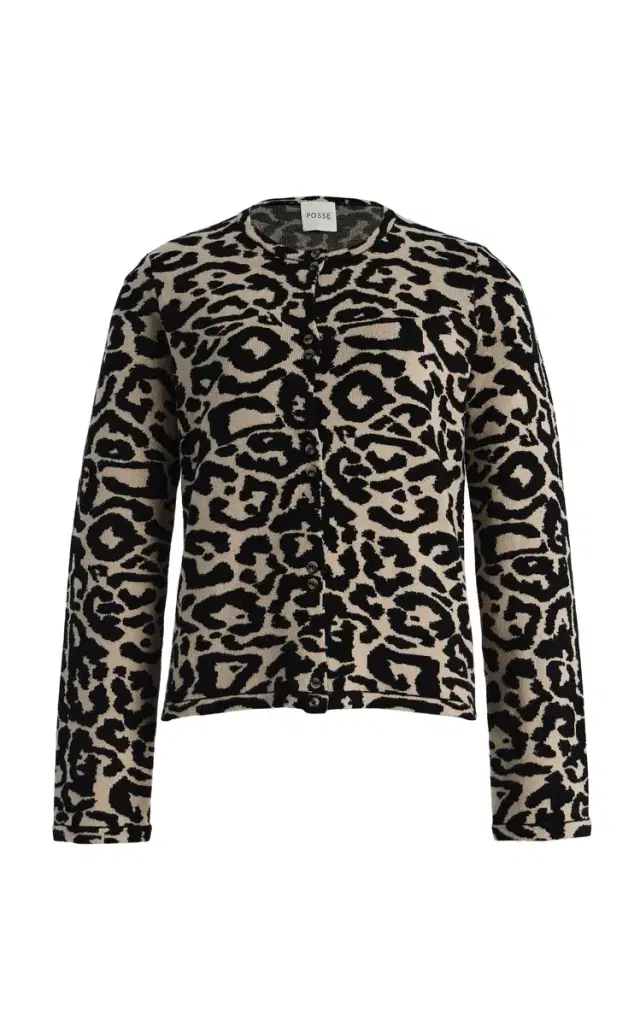Posse Exclusive Lexi Leopard Knit Cardigan