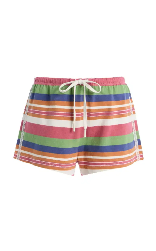 Posse Exclusive Polly Striped Cotton Shorts
