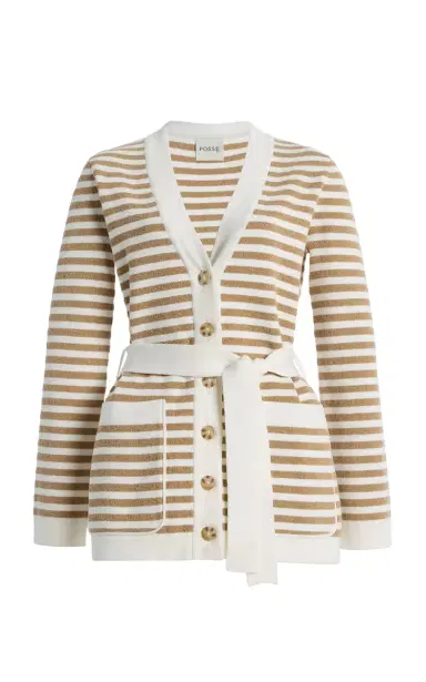 Posse Exclusive Ari Striped Knit Cardigan | Thumbnail 6 Posse Exclusive Ari Striped Knit Cardigan | Thumbnail 6