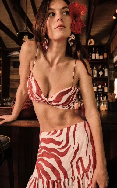 Johanna Ortiz Bohemia Printed Linen Maxi Skirt | Thumbnail 2