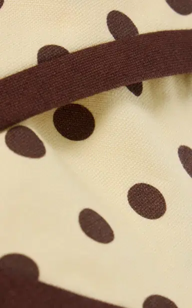 Posse Bowie Strapless Polka-Dot Linen-Cotton Top | Thumbnail 5