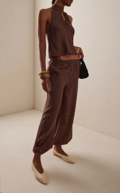 Posse Evie Polka-Dot Woven Pants | Thumbnail 2