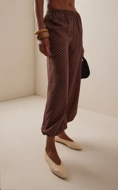 Posse Evie Polka-Dot Woven Pants | Thumbnail 3