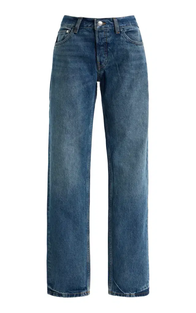 EB Denim Rigid Low-Rise Straight-Leg Jeans