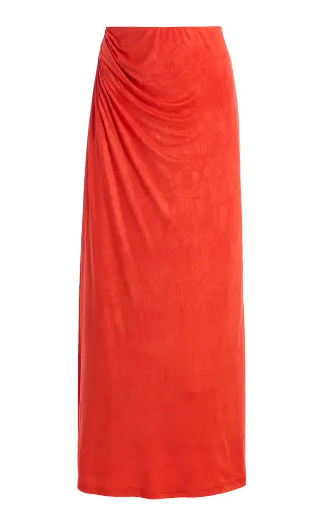 Significant Other Exclusive Priya Draped Jersey Maxi Skirt