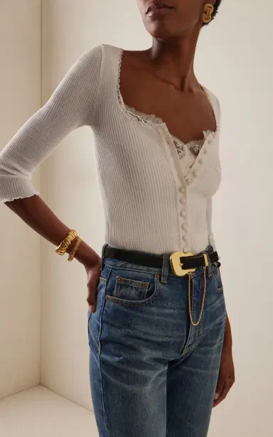 Johanna Ortiz Wild Grace Leather Belt | Thumbnail 2