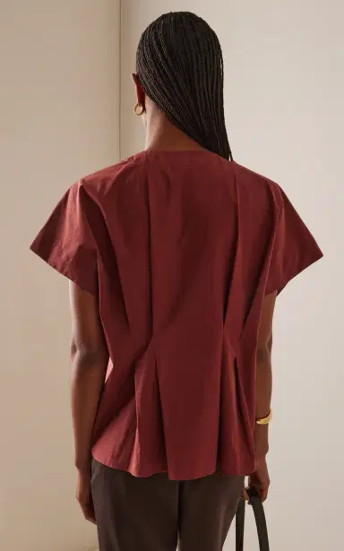 House of Dagmar Cinched Cotton Top | Thumbnail 4