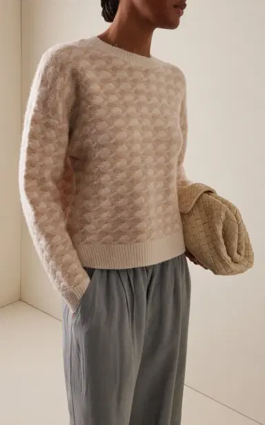 Zankov Karolina Wool-Cashmere Jacquard Sweater | Thumbnail 3 Zankov Karolina Wool-Cashmere Jacquard Sweater | Thumbnail 3