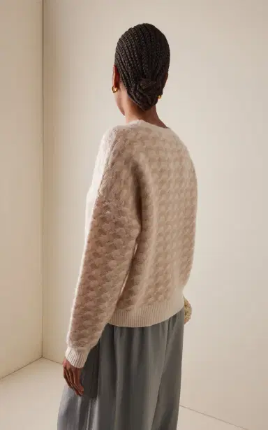 Zankov Karolina Wool-Cashmere Jacquard Sweater | Thumbnail 4 Zankov Karolina Wool-Cashmere Jacquard Sweater | Thumbnail 4
