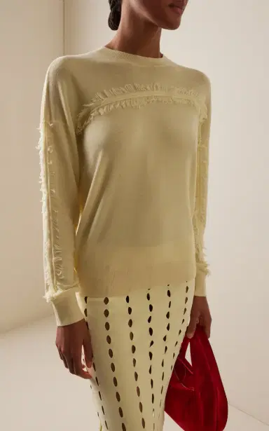 Zankov Fringed Wool Sweater | Thumbnail 2 Zankov Fringed Wool Sweater | Thumbnail 2