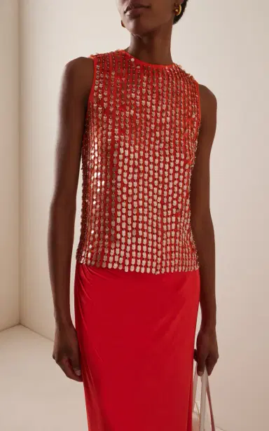 Zankov Eleanor Beaded Silk Top | Thumbnail 3 Zankov Eleanor Beaded Silk Top | Thumbnail 3