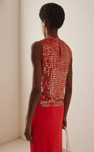 Zankov Eleanor Beaded Silk Top | Thumbnail 4 Zankov Eleanor Beaded Silk Top | Thumbnail 4