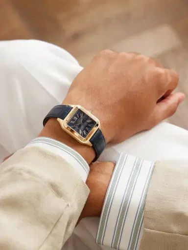 Cartier Santos-Dumont Large 18-Karat Gold Watch, Ref. WGSA0077 - Men | Thumbnail 2 Cartier Santos-Dumont Large 18-Karat Gold Watch, Ref. WGSA0077 - Men | Thumbnail 2