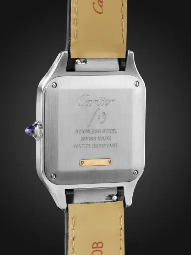 Cartier Santos-Dumont Large 18-Karat Gold, Stainless Steel Watch, Ref. W2SA0028 - Men | Thumbnail 4 Cartier Santos-Dumont Large 18-Karat Gold, Stainless Steel Watch, Ref. W2SA0028 - Men | Thumbnail 4