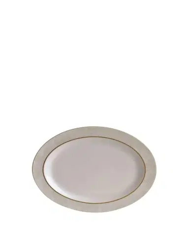 Bernardaud Sauvage White Oval Platter, 15" | Thumbnail 1