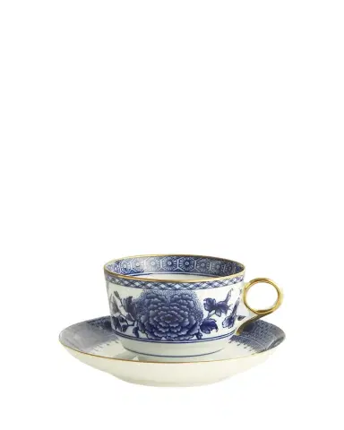 Mottahedeh Imperial Blue Cup & Saucer Set | Thumbnail 1