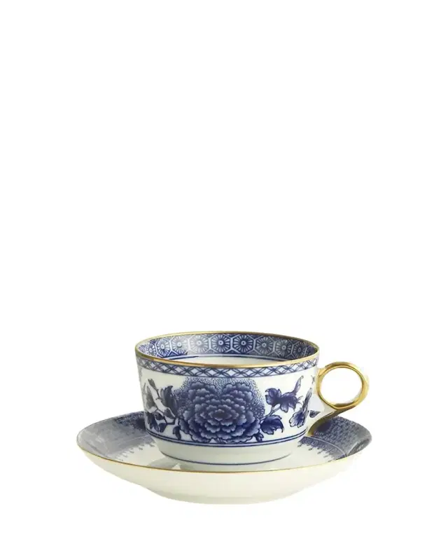 Mottahedeh Imperial Blue Cup & Saucer Set