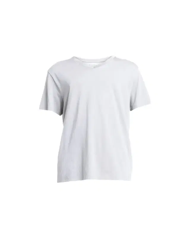 Vince Short-Sleeve V-Neck Jersey T-Shirt, Gray