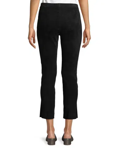 Vince Stretch-Suede Split Hem Crop Pants | Thumbnail 2