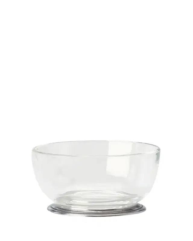 Match Round Crystal Bowl