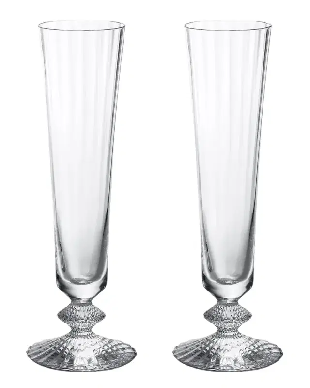 Baccarat Mille Nuits Champagne Flutes, Set of 2