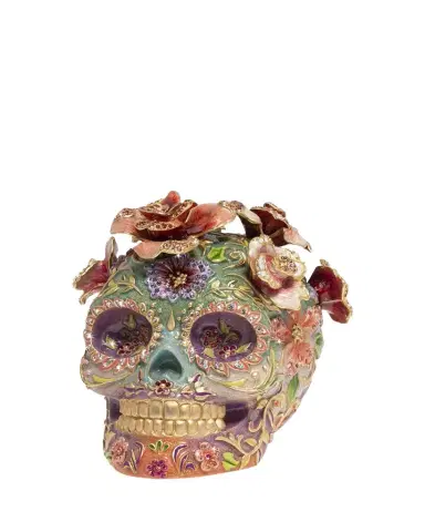 Jay Strongwater Catrina Skull with Roses | Thumbnail 1