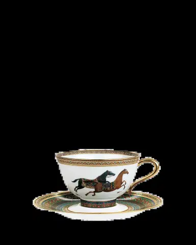 Hermes Cheval D'Orient Tea Cup & Saucer | Thumbnail 2