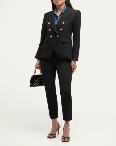 Veronica Beard Renzo Straight Crop Pants | Thumbnail 2 Veronica Beard Renzo Straight Crop Pants | Thumbnail 2