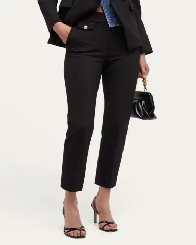 Veronica Beard Renzo Straight Crop Pants | Thumbnail 4 Veronica Beard Renzo Straight Crop Pants | Thumbnail 4