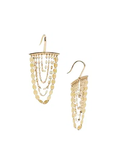 Lana 14K Gold Small Nude Cascade Earrings | Thumbnail 1