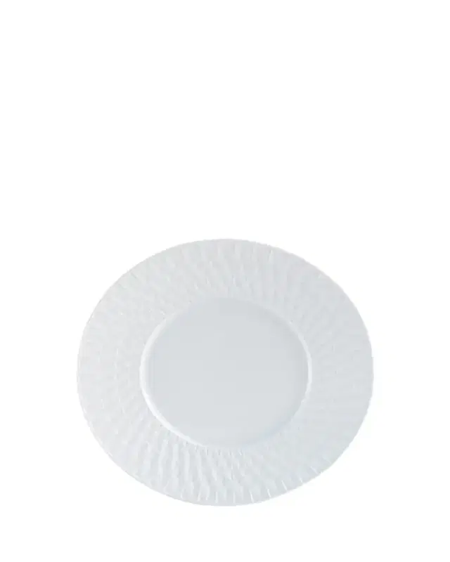 Bernardaud Twist White Bread & Butter Plate, 6.3"