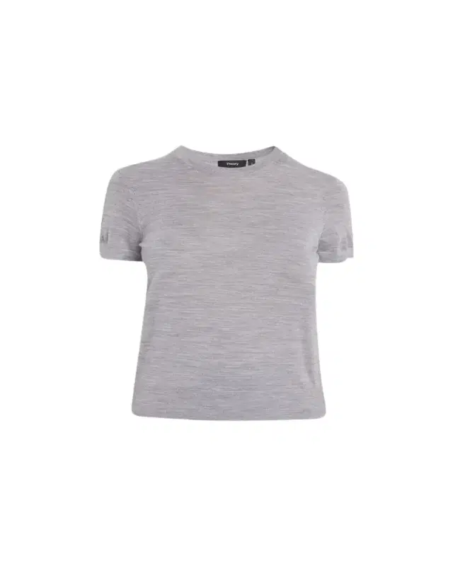 Theory Basic Regal Wool Short-Sleeve Tee