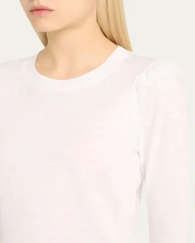Veronica Beard Mason Long-Sleeve Baseball Tee | Thumbnail 5