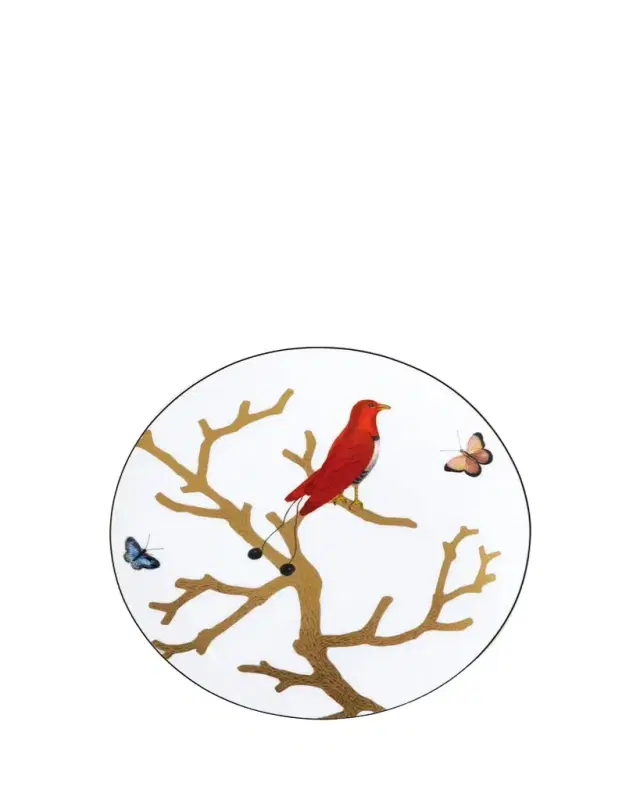Bernardaud Aux Oiseaux Coupe Salad Plate, 8.3"