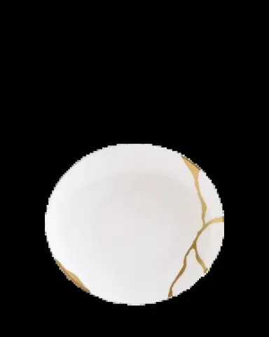 Bernardaud Kintsugi Coupe Salad Plate, 8.5" | Thumbnail 2