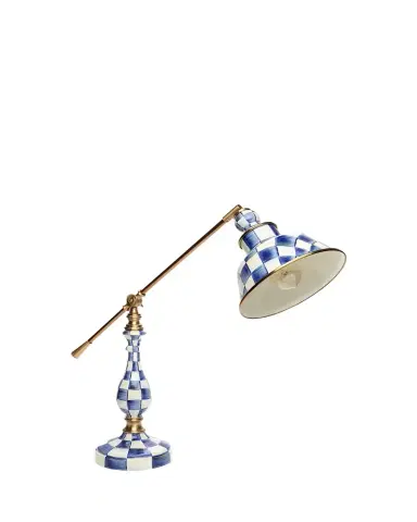 MacKenzie-Childs Royal Check 22" Reading Table Lamp | Thumbnail 1
