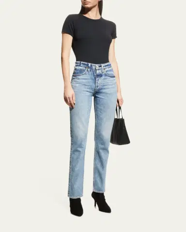 rag & bone Luca Slim Short-Sleeve Baby Tee | Thumbnail 2