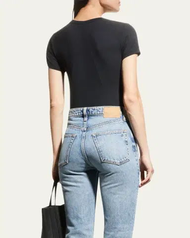 rag & bone Luca Slim Short-Sleeve Baby Tee | Thumbnail 3