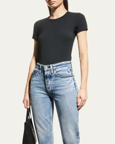 rag & bone Luca Slim Short-Sleeve Baby Tee | Thumbnail 4