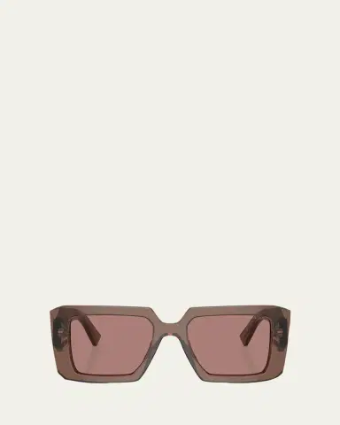 Prada Square Acetate Sunglasses | Thumbnail 4
