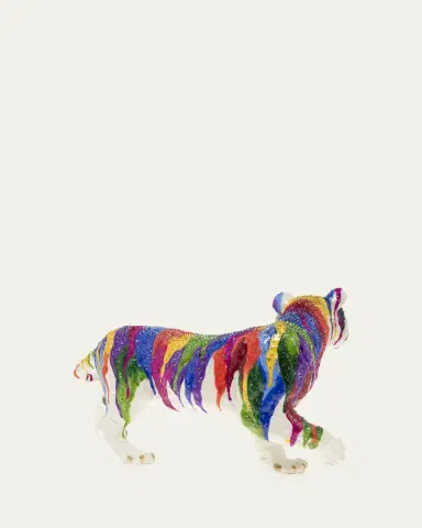 Jay Strongwater Grand Jewel Tiger Figurine | Thumbnail 2