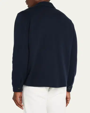 Vince Men's Solid 4-Pocket Shirt Jacket | Thumbnail 3