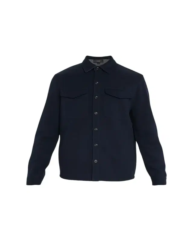 Vince Men's Solid 4-Pocket Shirt Jacket