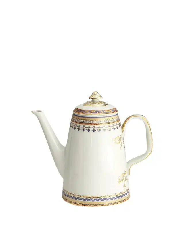 Mottahedeh Chinoise Blue Coffee Pot