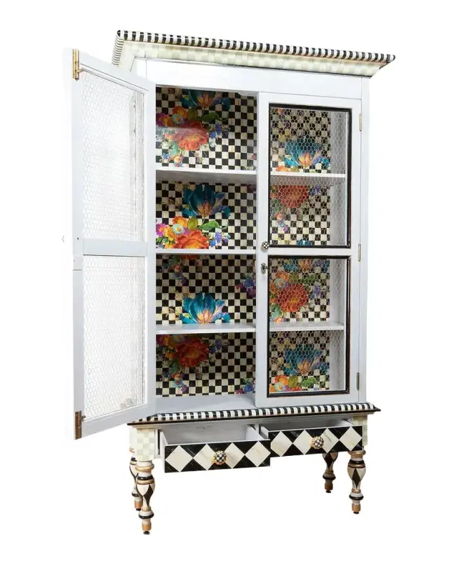 MacKenzie-Childs Flower Market Cabinet