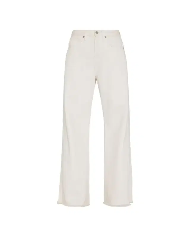 Veronica Beard Taylor Wide-Leg Frayed Jeans